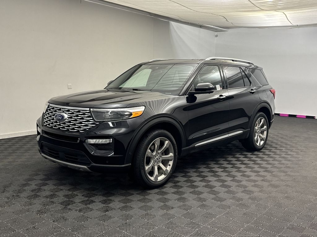 Used 2020 Agate Black Metallic Ford Platinum image 1