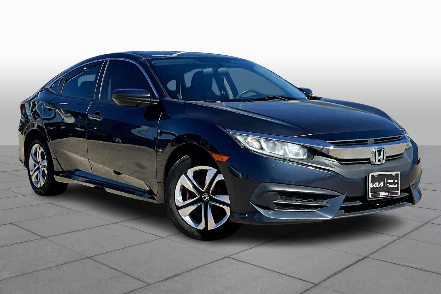 Used 2016 Honda Civic LX with VIN 19XFC2F57GE024653 for sale in Tomball, TX