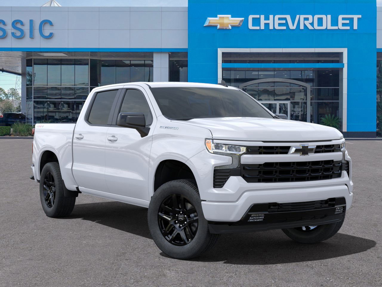 2025 Chevrolet Silverado 1500 RST White at Classic Elite Chevrolet Hwy 6