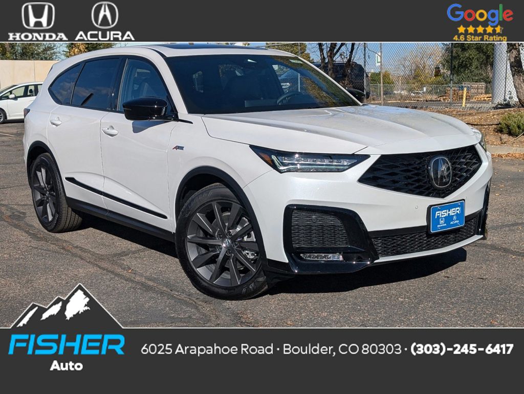 New 2025 Platinum White Pearl Acura A-Spec image 1
