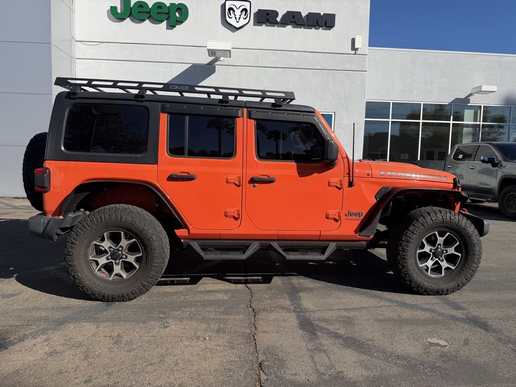 Used 2018 Orange Jeep Unlimited Rubicon image 7