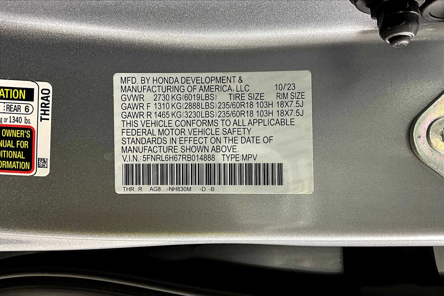 2024 Honda Odyssey EX-L photo 27