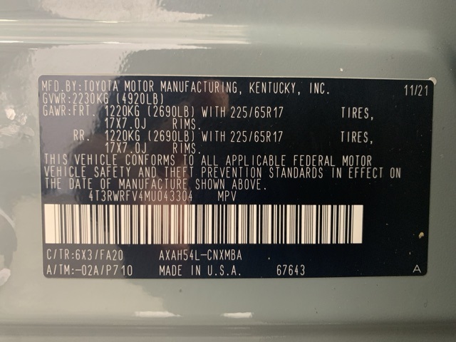 2021 Toyota RAV4 Hybrid XLE photo 28