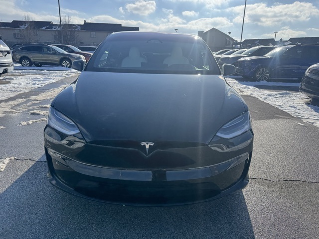 Used 2023 Tesla Model X Plaid with VIN 7SAXCBE66PF387022 for sale in Crown Point, IN