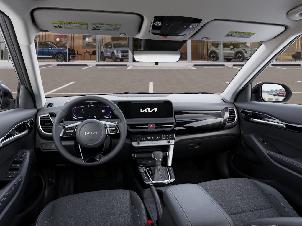 New 2025 Clear White/Black Roof Kia S image 14