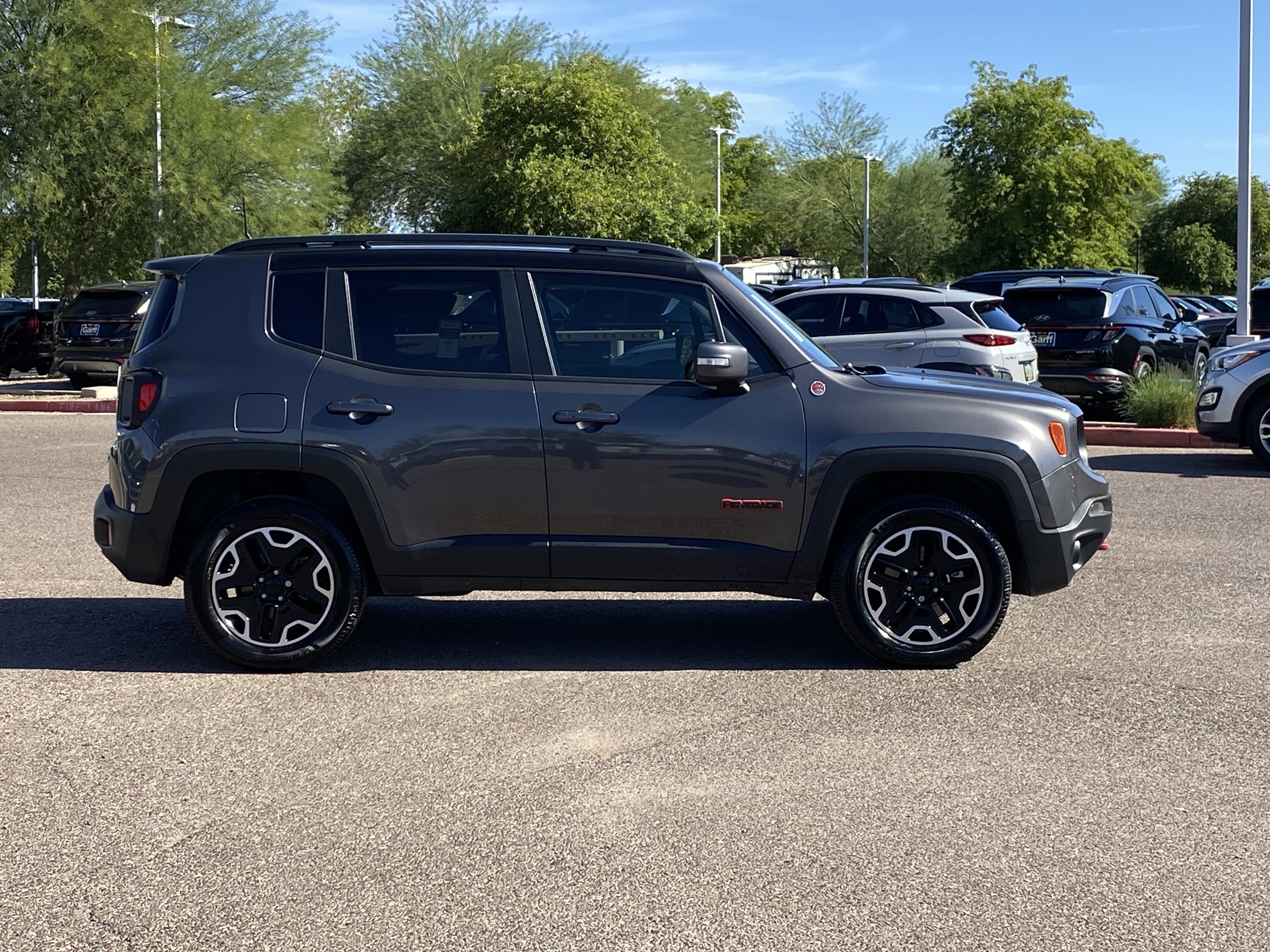 Used 2017 Jeep Renegade Trailhawk with VIN ZACCJBCB1HPG50447 for sale in Surprise, AZ