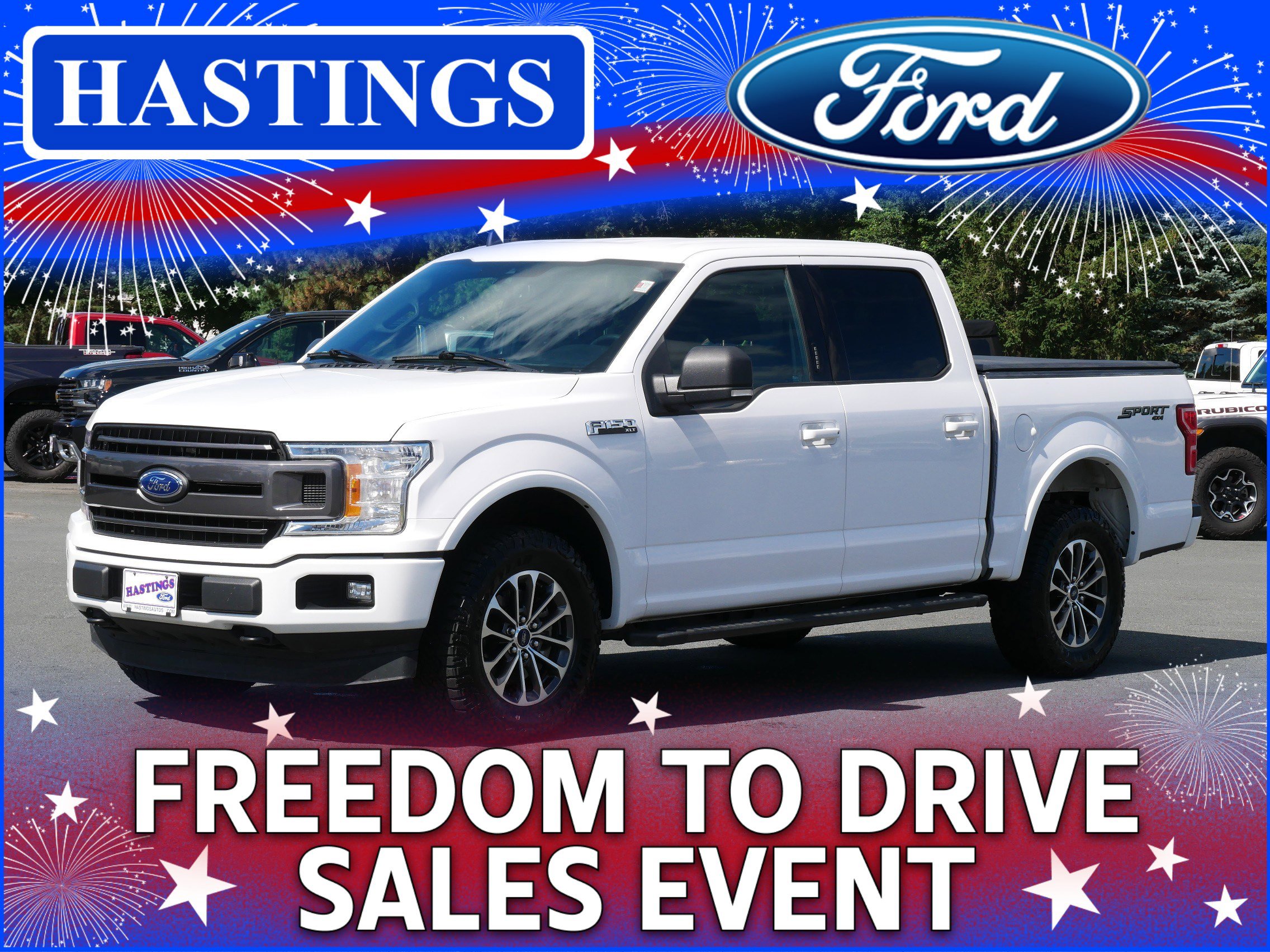 Used 2020 Ford F-150 XLT with VIN 1FTEW1E43LKE92327 for sale in Hastings, Minnesota