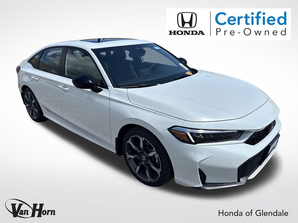 Certified Used 2025 Platinum White Pearl Honda Sport Touring image 1