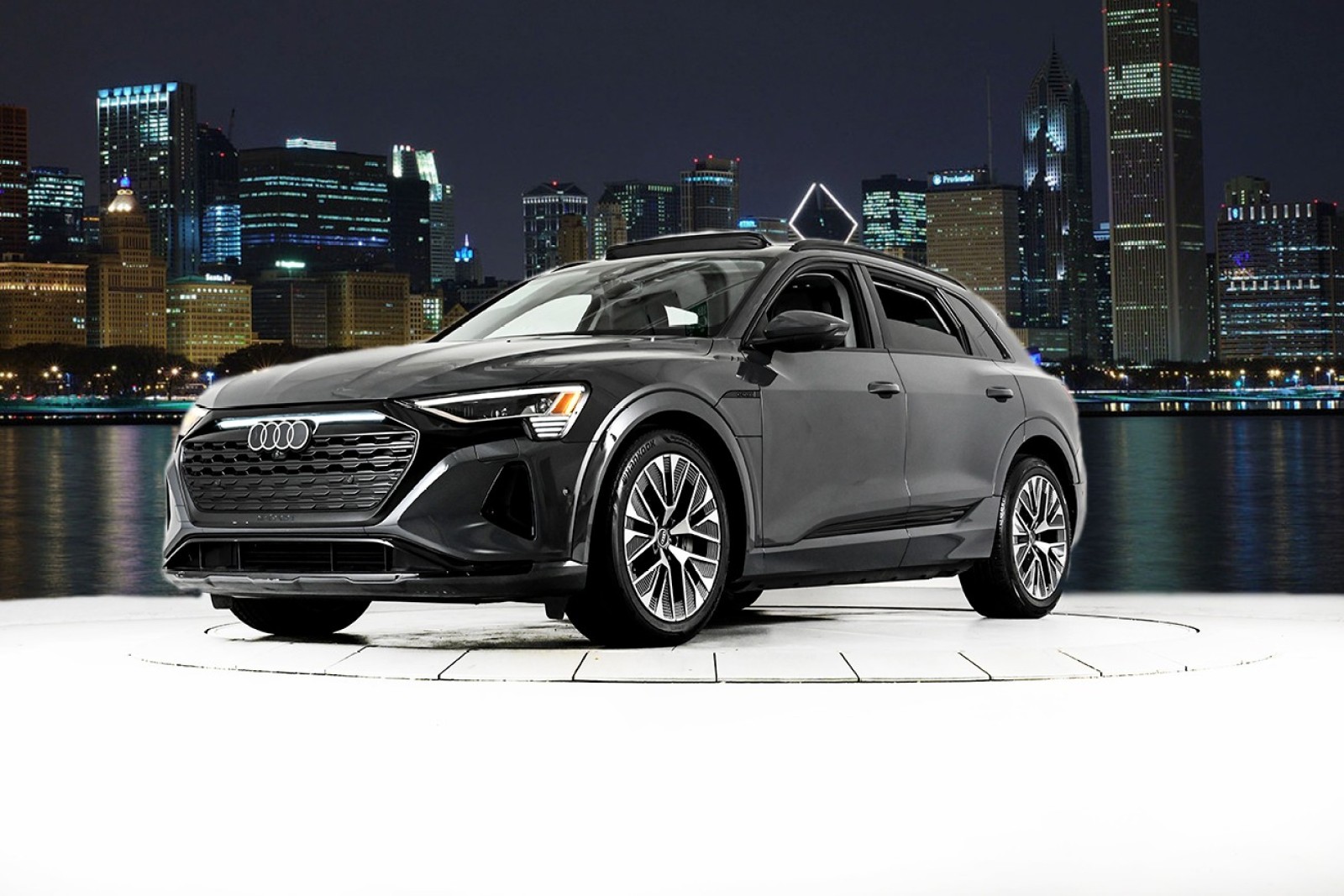 Used 2024 Audi Q8 e-tron Prestige with VIN WA16ABGE0RB006526 for sale in Chicago, IL