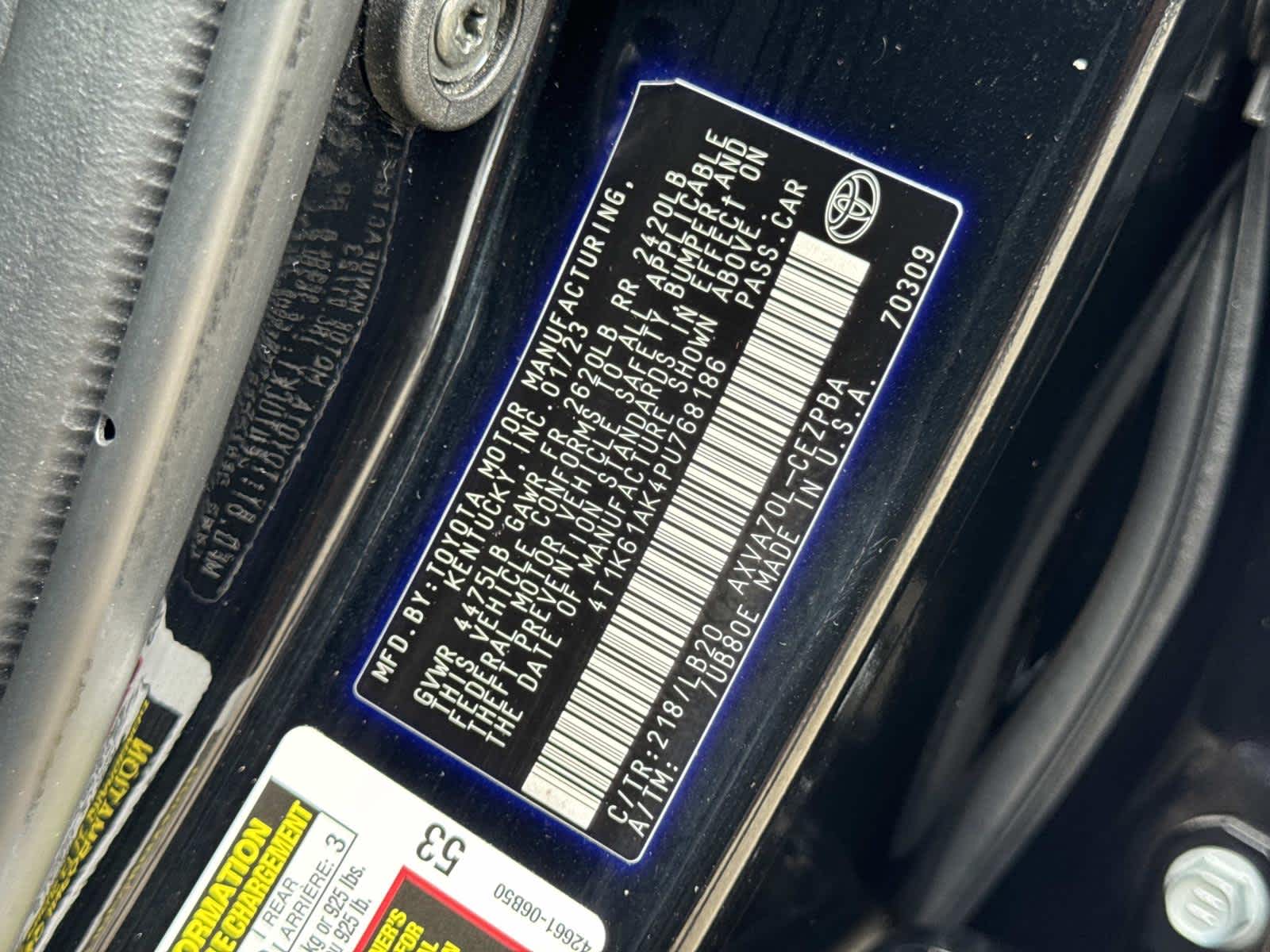 2023 Toyota Camry XSE photo 50