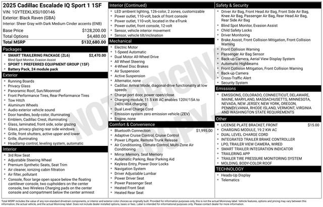 2025 Cadillac Escalade IQ Sport 1's photo