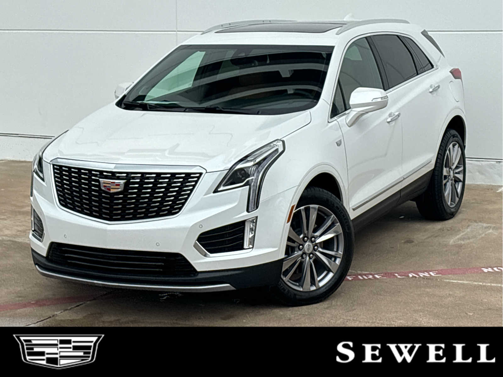 Used 2024 Crystal White Tricoat Cadillac Premium Luxury image 1