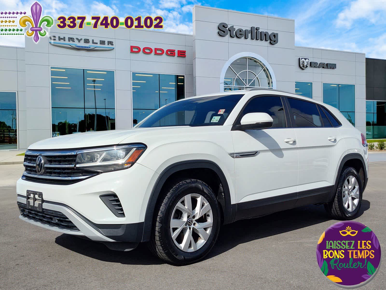 Used 2020 Volkswagen Atlas Cross Sport S with VIN 1V2GC2CA8LC213687 for sale in Maurice, LA