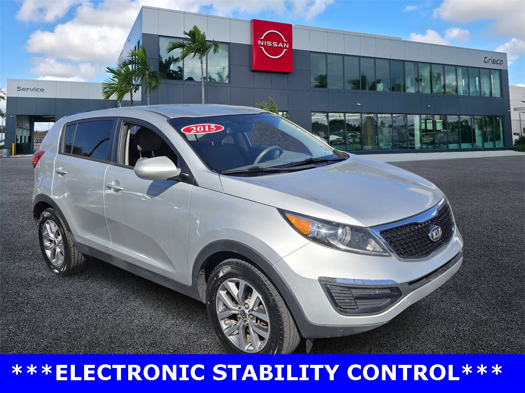 Used 2015 Kia Sportage LX with VIN KNDPB3AC8F7772507 for sale in Delray Beach, FL
