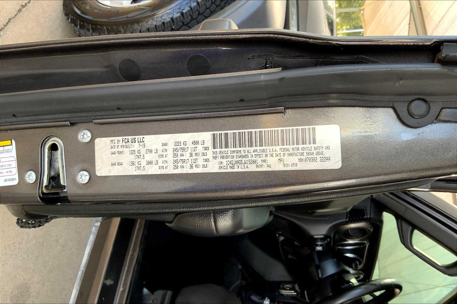 2018 Jeep Wrangler Sport S photo 32