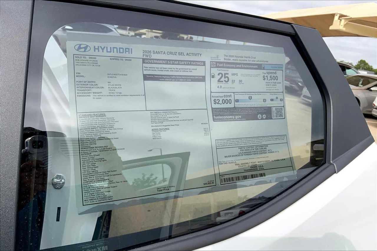 2026 Hyundai Santa Cruz SEL Activity photo 18
