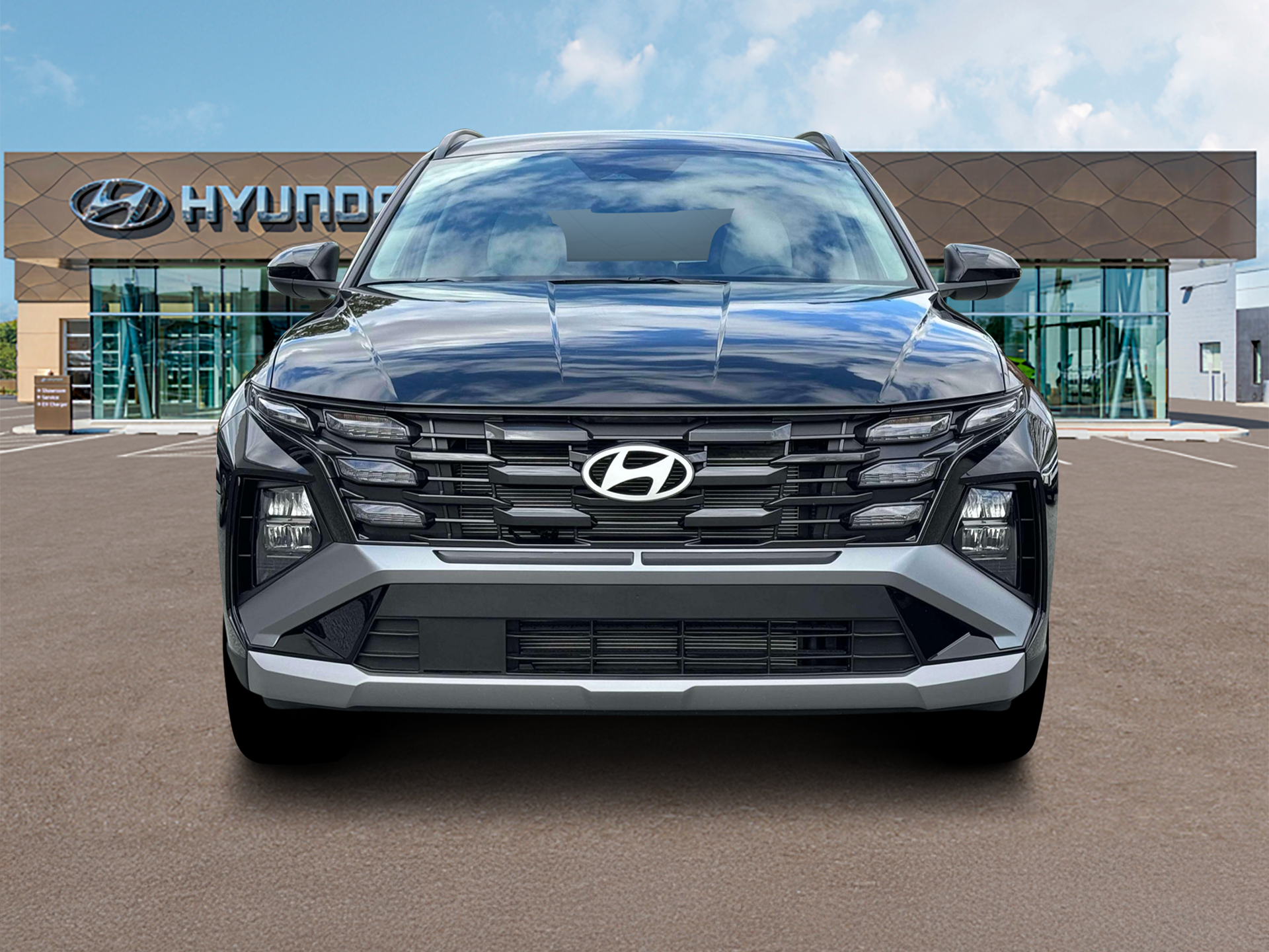 New 2025 Black Hyundai SEL FWD image 12
