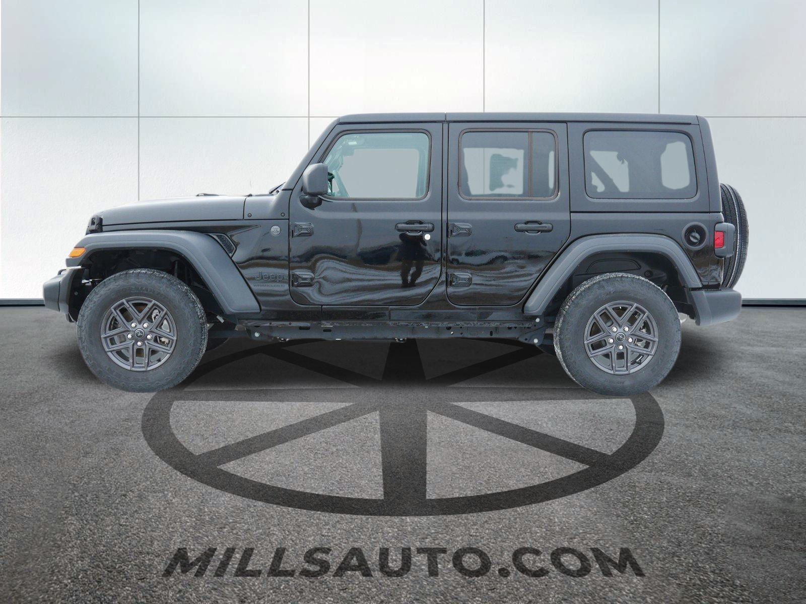 Used 2024 Jeep Wrangler 4-Door Sport S with VIN 1C4PJXDGXRW261562 for sale in Willmar, Minnesota