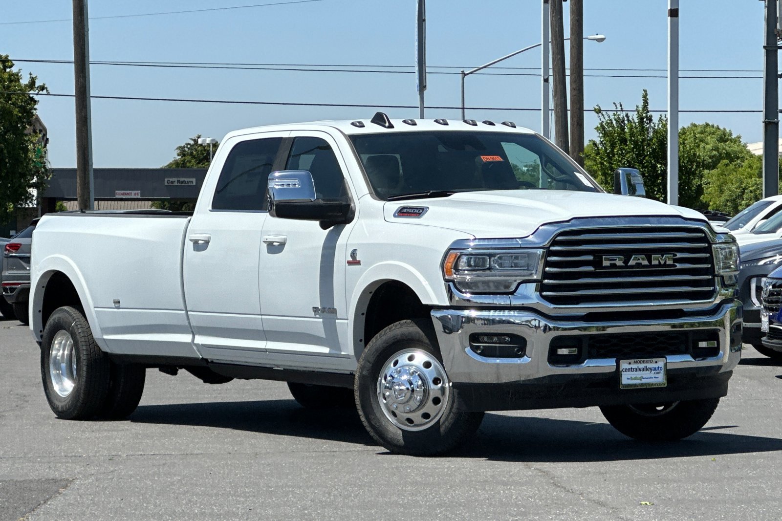 New 2024 Bright White Clear-Coat Exterior Paint RAM Longhorn image 2