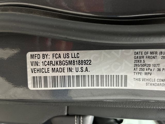 2021 Jeep Grand Cherokee Limited photo 38