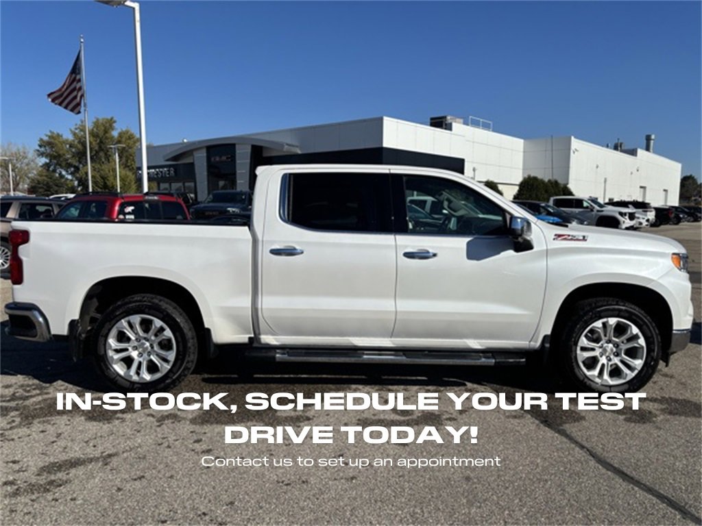 Used 2023 Chevrolet Silverado 1500 LTZ with VIN 1GCUDGEL3PZ138848 for sale in Rochester, Minnesota