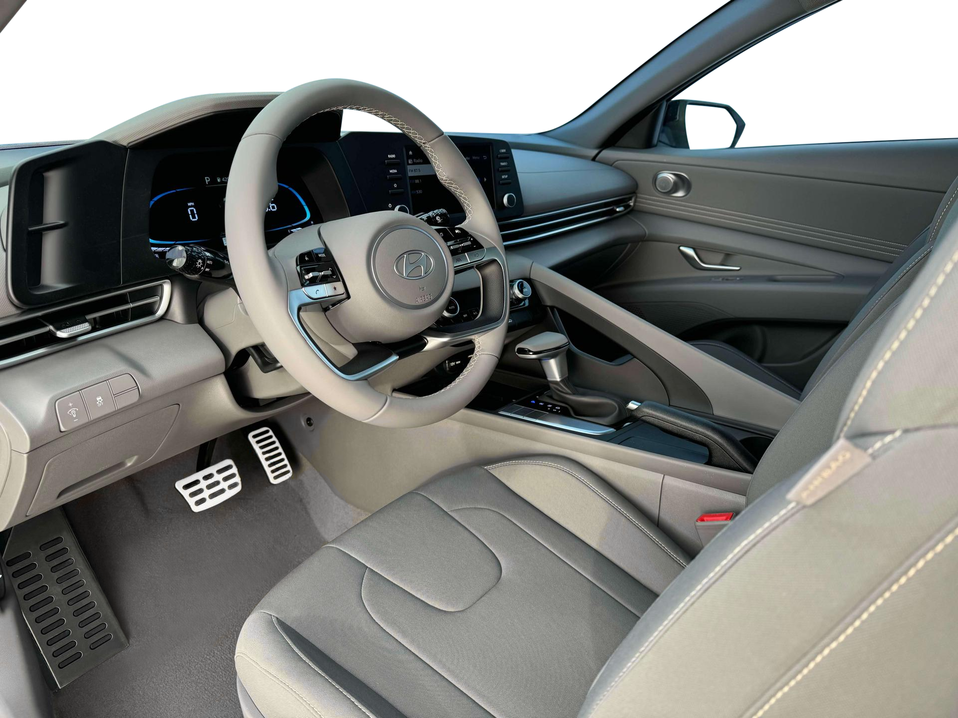 New 2025 White Hyundai SEL Sport image 14