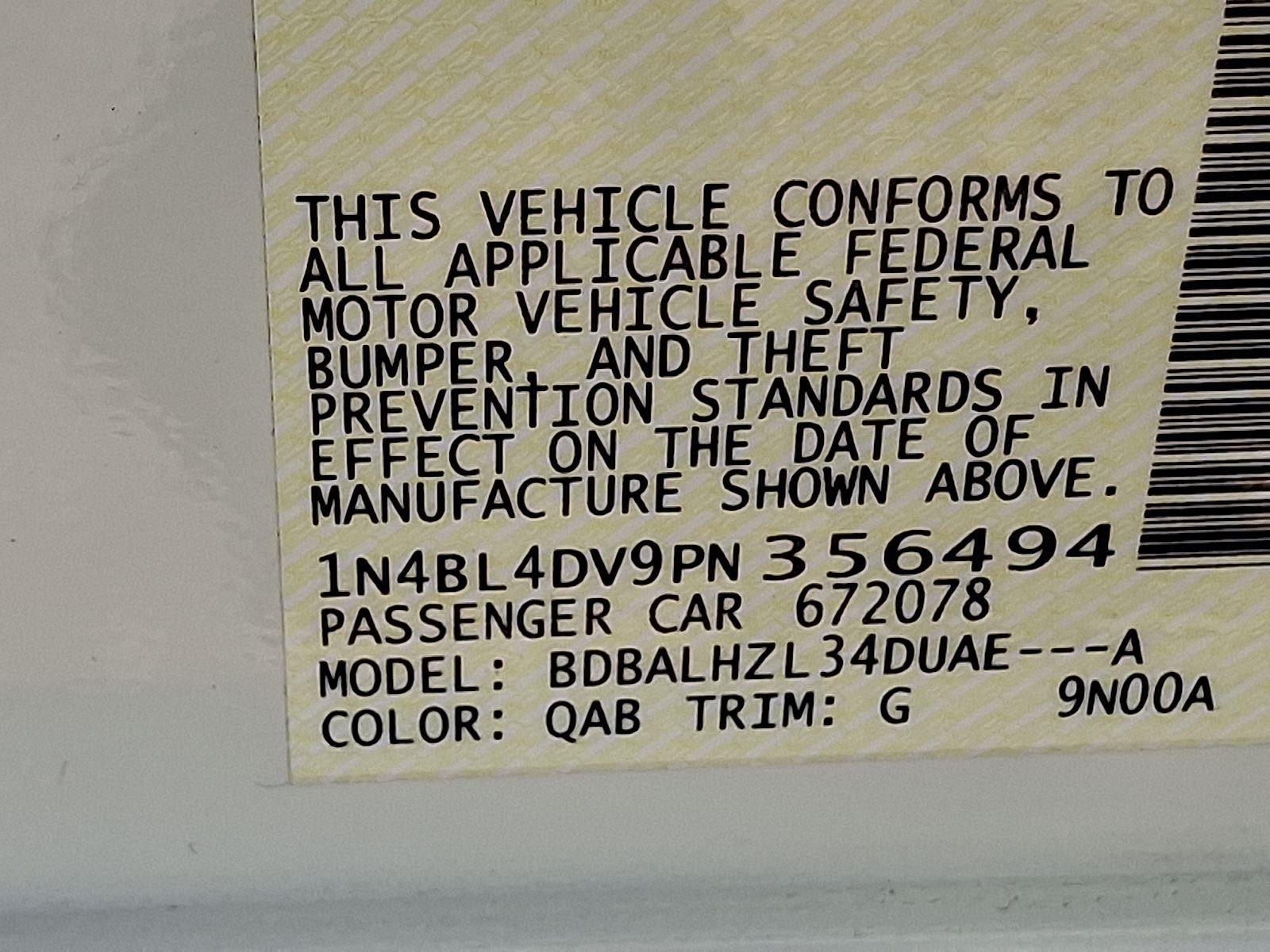 2023 Nissan Altima 2.5 SV photo 26