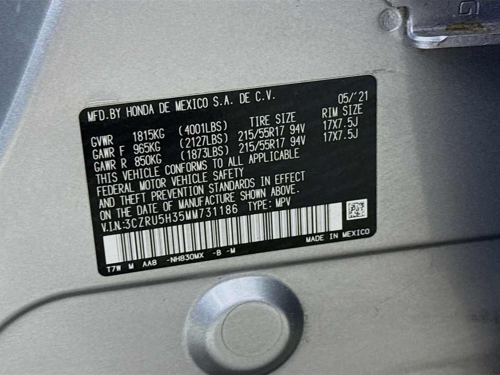 2021 Honda HR-V LX photo 28