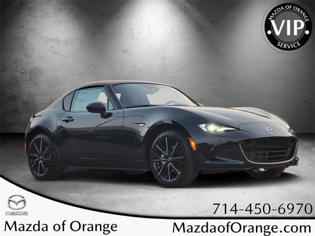 New 2025 Mazda MX-5 Miata RF Grand Touring CONVERTIBLE in Orange