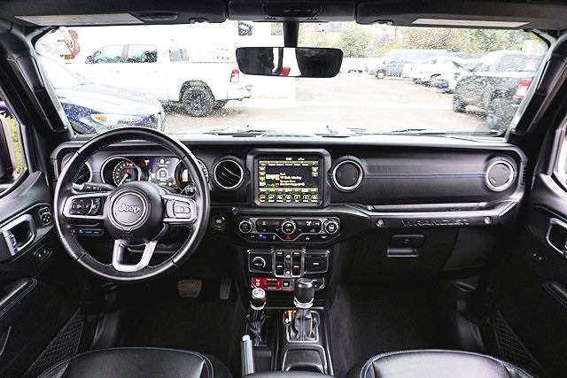 Used 2021 Gray Jeep Unlimited Rubicon 4xe image 19