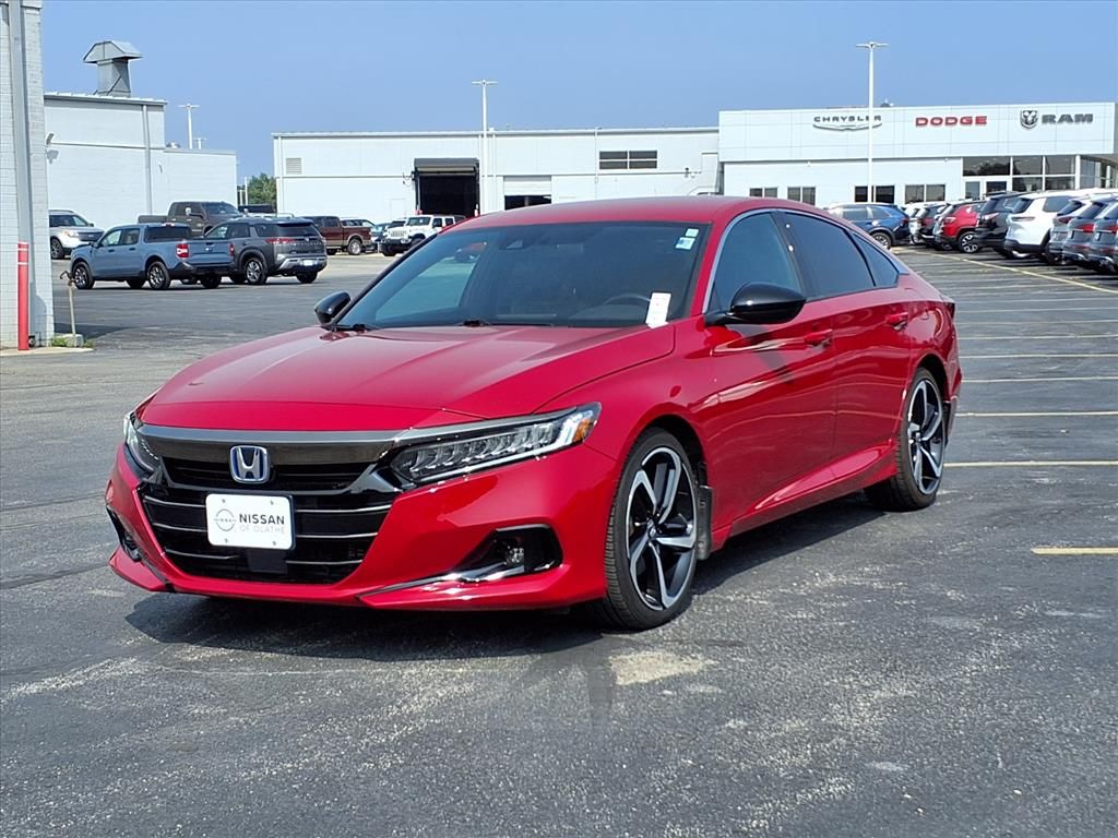 Used 2022 Honda Accord Hybrid Sport with VIN 1HGCV3F29NA004494 for sale in Kansas City