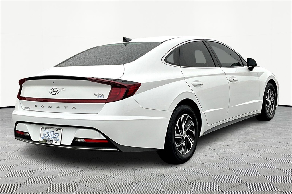 Used 2023 Hyundai Sonata Hybrid Blue with VIN KMHL24JJ5PA080787 for sale in Kansas City