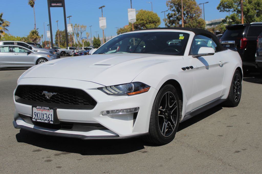 Used 2020 Ford Mustang EcoBoost Premium with VIN 1FATP8UH3L5125420 for sale in Richmond, CA