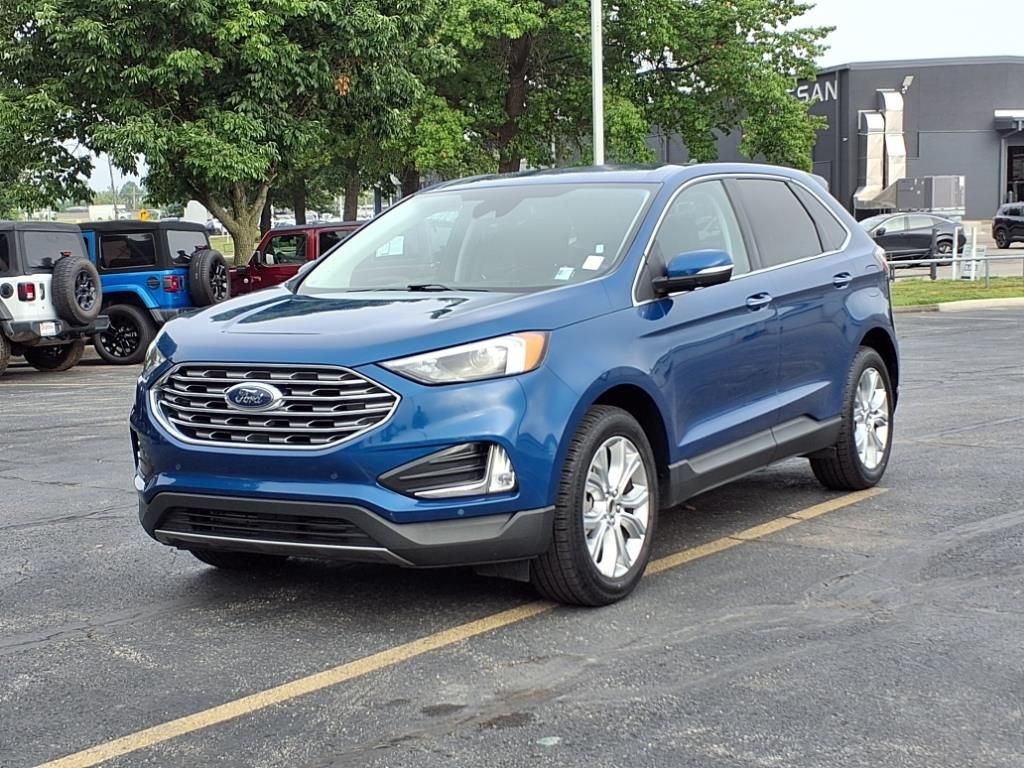 Used 2022 Ford Edge Titanium with VIN 2FMPK4K9XNBB07019 for sale in Kansas City