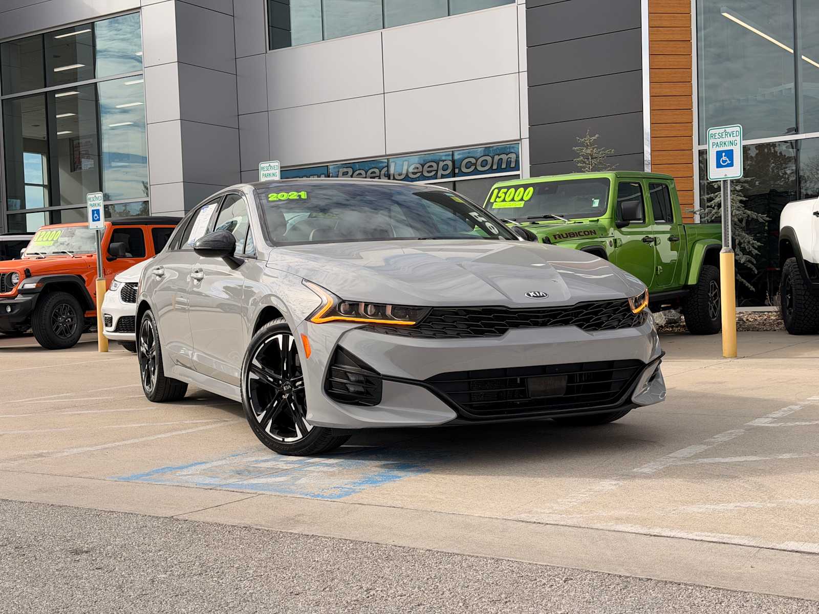 Used 2021 Kia K5 GT-Line with VIN 5XXG64J27MG067557 for sale in Kansas City