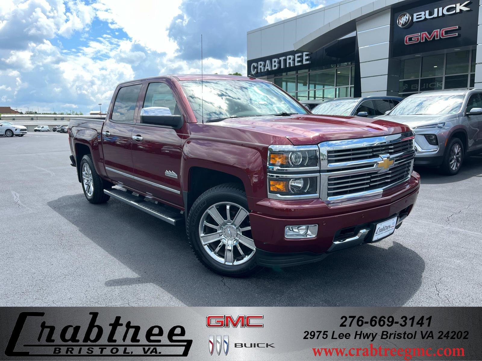 Used 2014 DEEP RUBY METALLIC Chevrolet High Country image 1