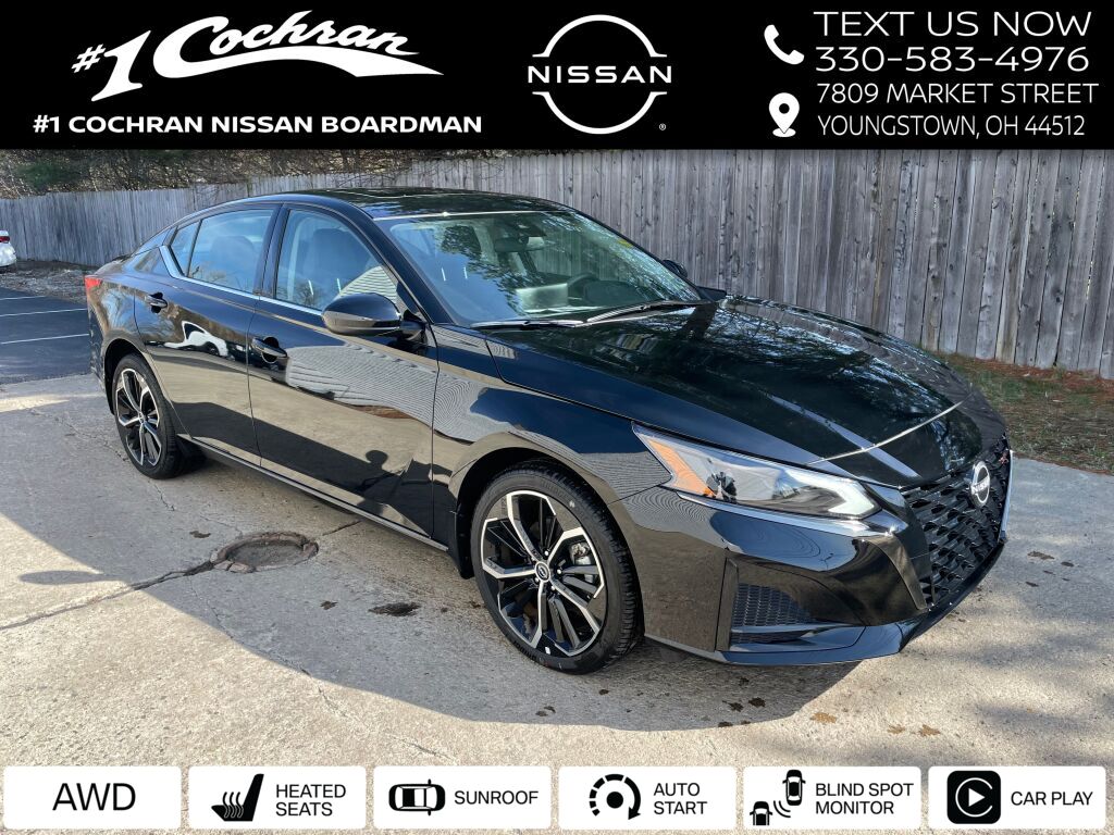 New 2024 Nissan Altima 2.5 SR 4D Sedan in Boardman, OH 1 Cochran