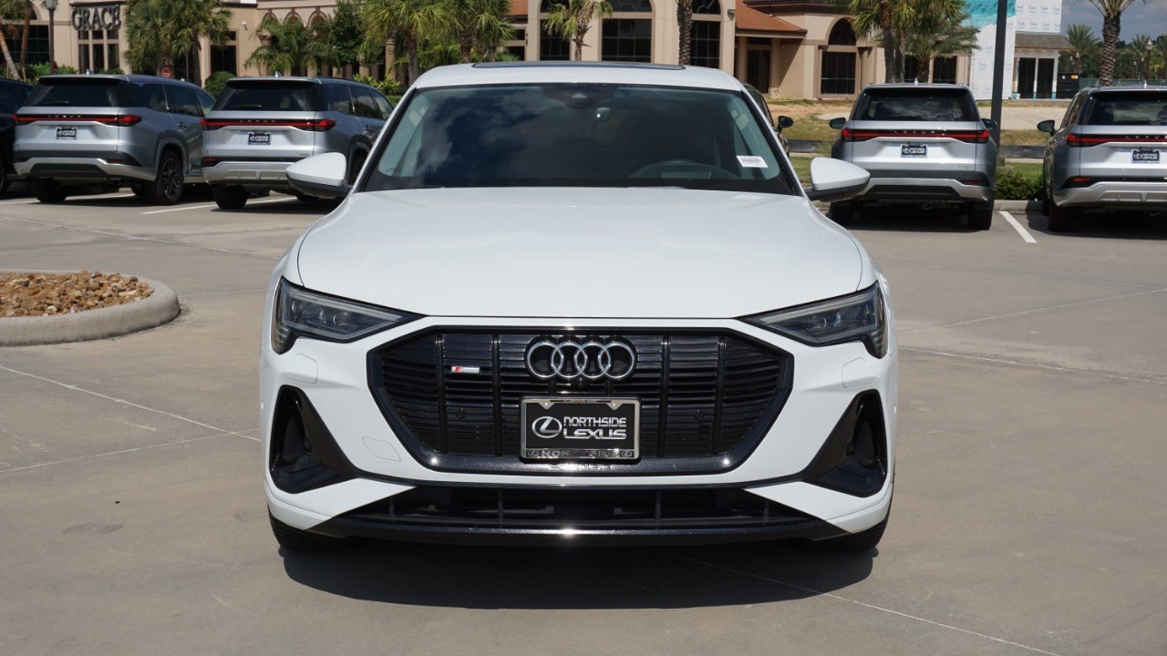 Used 2021 Audi e-tron Sportback Prestige with VIN WA13ABGE7MB003523 for sale in Spring, TX