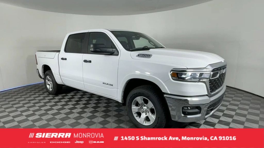 New 2025 Bright White Clear-Coat Exterior Paint RAM Big Horn/Lone Star image 1