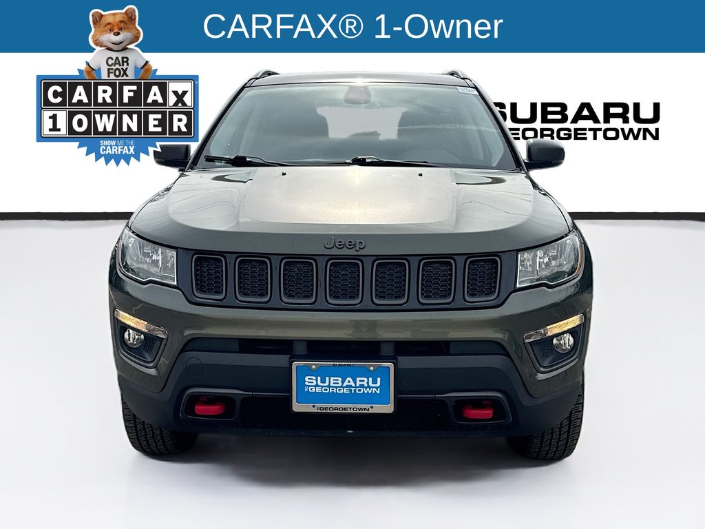 Used 2018 Jeep Compass Trailhawk with VIN 3C4NJDDBXJT239887 for sale in Georgetown, TX