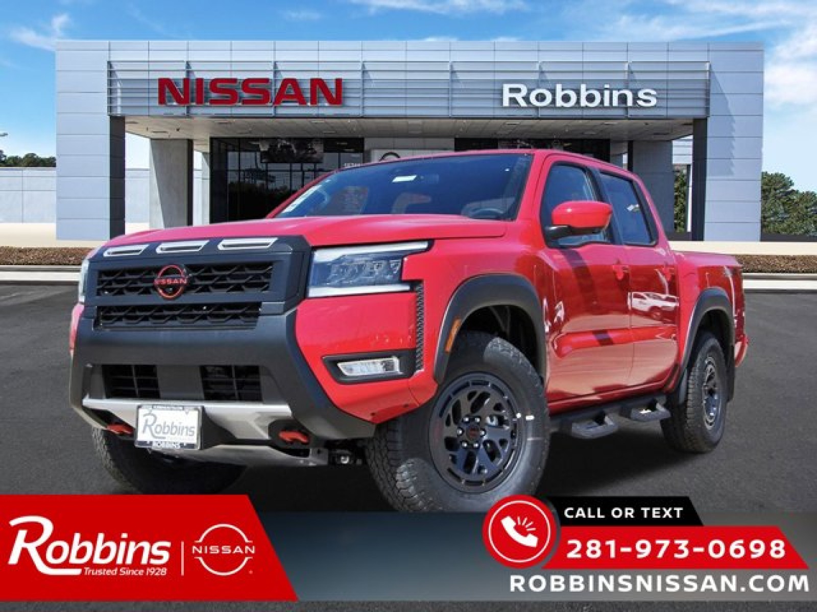 2026 Nissan Frontier Crew Cab PRO-4X® Red at Robbins Nissan