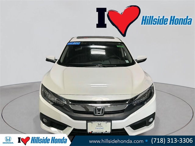 Certified 2017 Honda Civic Touring with VIN 19XFC1F95HE207824 for sale in Jamaica, NY