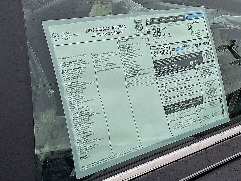 2025 Nissan Altima SV Special Edition photo 6
