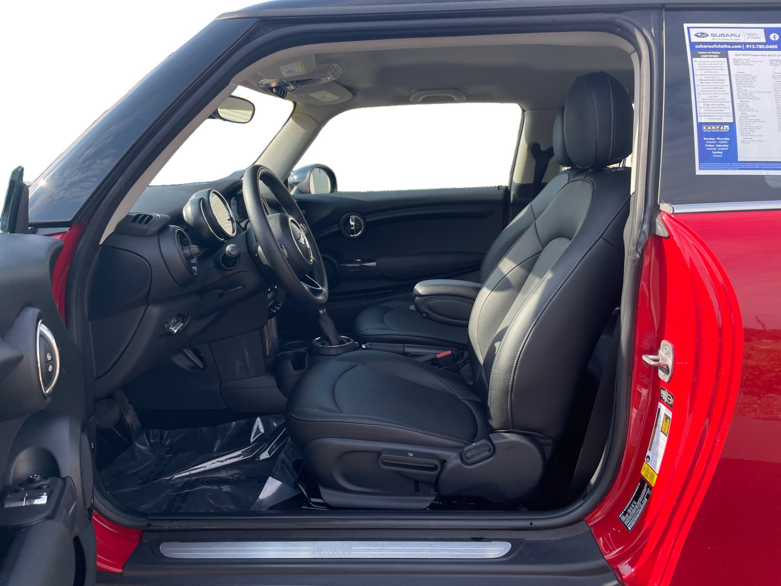 Used 2015 MINI Cooper Base with VIN WMWXM5C57F3A57181 for sale in Kansas City