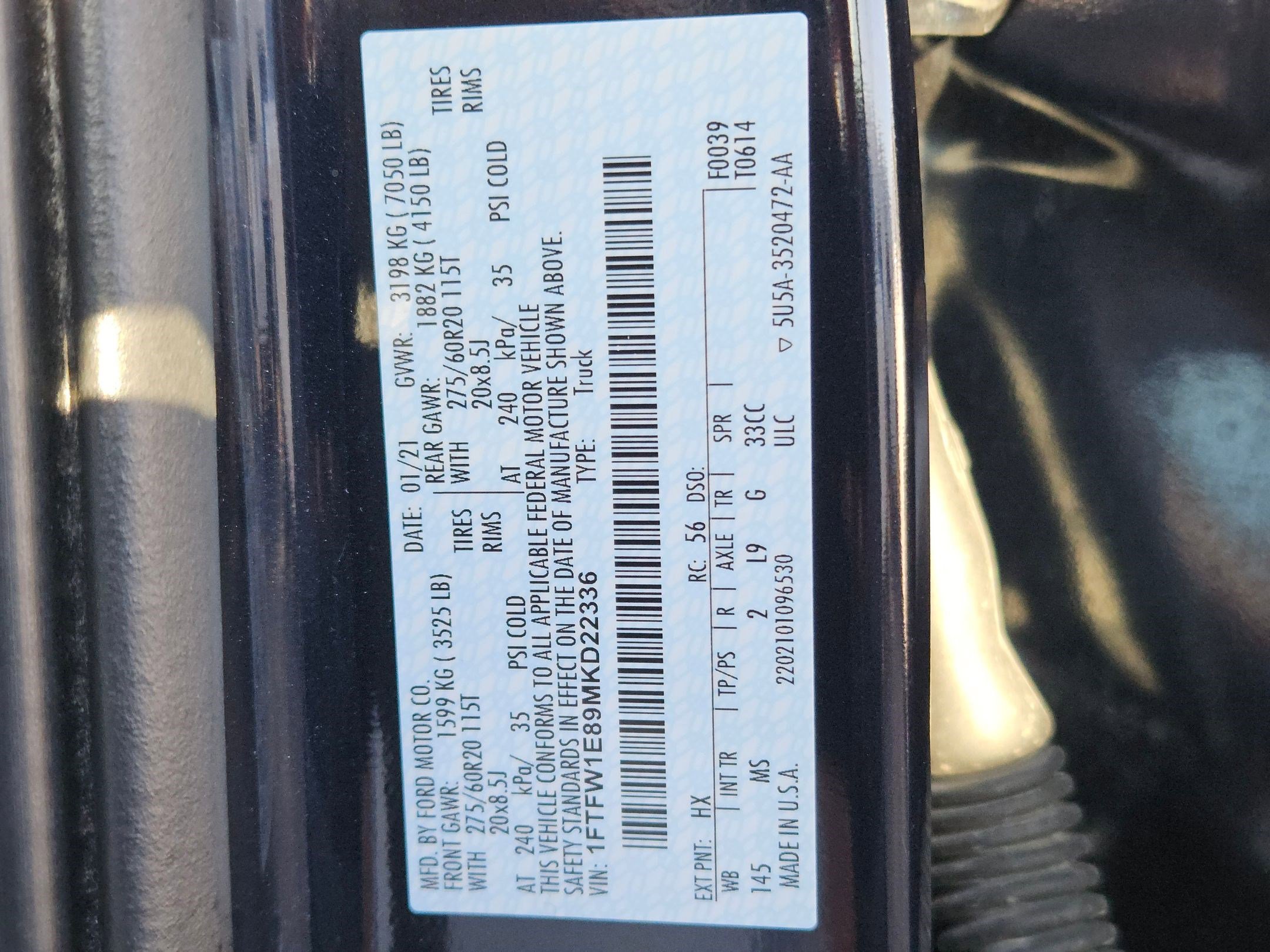 2021 Ford F-150 XLT photo 34