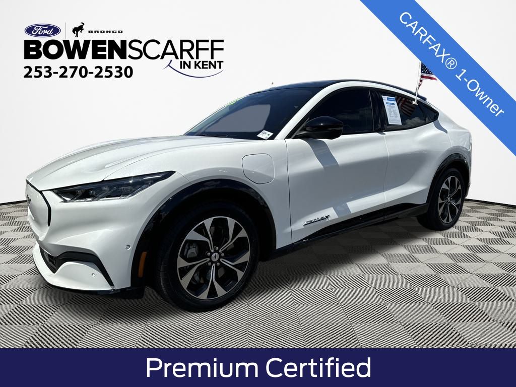 Certified 2022 Ford Mustang Mach-E Premium AWD with VIN 3FMTK3SU5NMA49588 for sale in Kent, WA