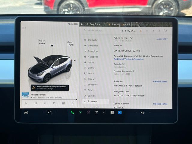 Used 2025 Tesla Model Y Long Range with VIN 7SAYGDED2SF227313 for sale in Ashland, VA