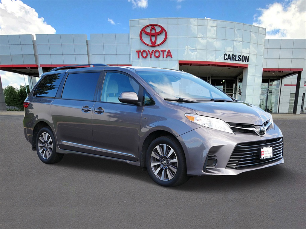 Certified 2020 Toyota Sienna LE with VIN 5TDJZ3DC6LS240610 for sale in Minneapolis, Minnesota