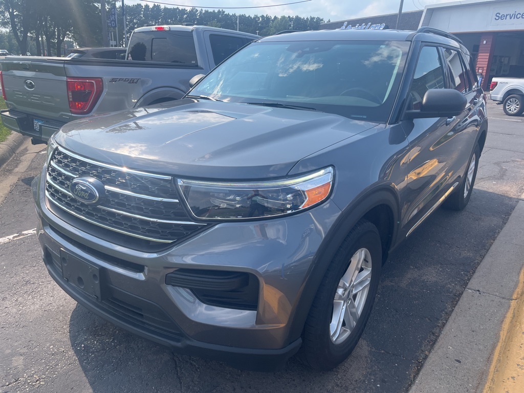 Used 2021 Ford Explorer XLT with VIN 1FMSK8DHXMGC51604 for sale in White Bear Lake, Minnesota