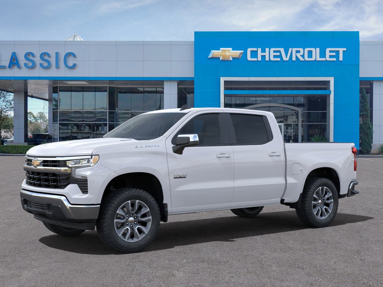 2025 Chevrolet Silverado 1500 LT White at Classic Elite Chevrolet Hwy 6